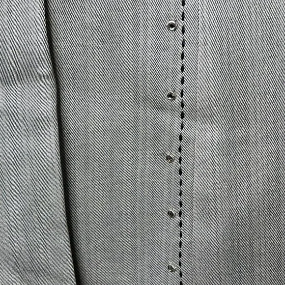 Hobby Horse Woman M Taupe Strip Blk Stitch Sequined 2 Button Western Show Jacket - Picture 7 of 11